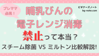 プレママ必見!哺乳瓶の電子レンジ消毒 禁止って本当?スチーム除菌 VS ミルトン比較解説! ビギナーズノートbg-note.com