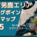 秋田・男鹿エリア エギングポイント イカ墨マップ 2025 bg-note.com ビギナーズノート