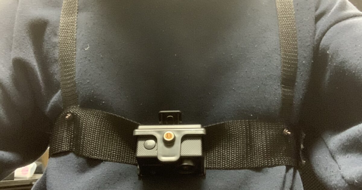 アクションカメラ用 Crosstour用 GoPro用 チェストマウント 胸 取付 取り付け 器具 自作 DIY ダイソー 100均